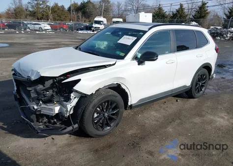 2023 Honda Cr-V Hybrid Sport из США, поврежденный, VIN 2HKRS6H58PH811367